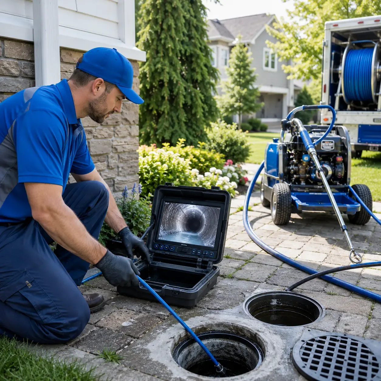 Outdoor drain cleaning professionals serving Boiling Springs, PA